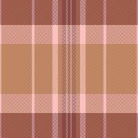 Inspiration tartan textile texture, graphic check pattern . Ceremony seamless plaid background fabric in orange and red colors. vector