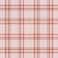 French tartan texture, christmas ornament background plaid pattern. Printing textile check seamless fabric in light and red colors. vector