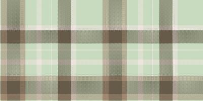 Subtle mint green and brown plaid pattern. Perfect for textile design, website backgrounds, or crafting projects. This seamless texture offers a calm and stylish aesthetic. vector