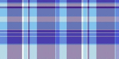 Lila background textile check, tidy tartan texture. Argyle fabric pattern seamless plaid in violet and cyan colors. vector