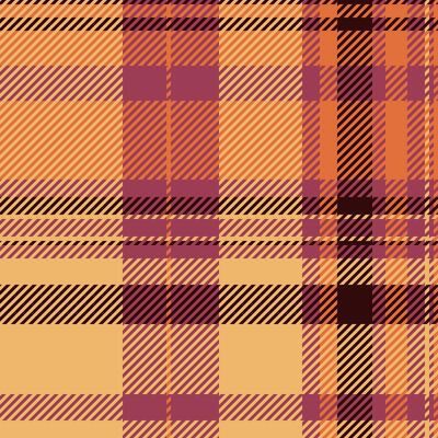 Track plaid check pattern, canvas textile background. Simplicity texture tartan seamless fabric in orange and red colors.