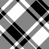 Quiet seamless pattern texture, show textile tartan check. Pride plaid fabric background in black and white colors. vector