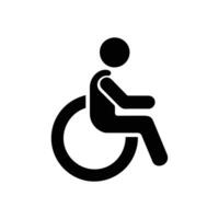 Accessible Wheelchair Symbol Icon for Disability and Handicap Support vector