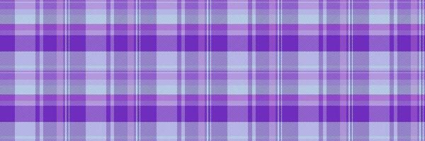 Perfection textile plaid check, serene seamless background pattern. Christmas card fabric texture tartan in violet and light colors. vector