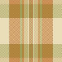 70s texture check pattern, age tartan fabric seamless. Easter background plaid textile in light and yellow colors. vector