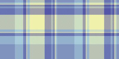 Carnival check pattern, woven texture fabric seamless. Illustration tartan plaid textile background in blue and light colors. vector