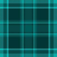 20s pattern textile fabric, thanksgiving texture seamless background. Drapery tartan check plaid in teal and dark colors. vector