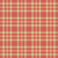 Comfort background plaid textile, beautiful seamless texture fabric. Paint check tartan pattern in orange and red colors. vector