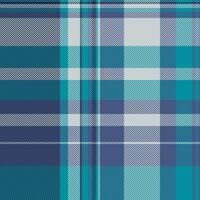 Beautiful pattern background, scarf tartan seamless check. Blue textile texture plaid fabric in cyan and blue colors. vector