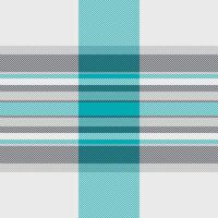 Striking teal and gray plaid pattern. Modern, versatile design ideal for textile prints, website backgrounds, or packaging. vector