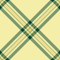 Tone tartan pattern , isolation plaid textile background. Bag fabric seamless check texture in yellow and dark colors. vector