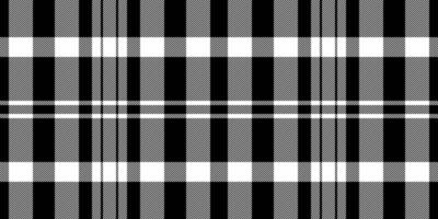 Elegant black, white, and gray plaid pattern. Perfect for textile design, fashion, websites, and branding. Clean lines and classic style create a sophisticated and versatile background. vector