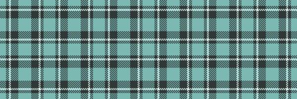 Elegant teal, black, and white plaid pattern. Perfect for textile design, website backgrounds, or fashion projects. Clean, modern aesthetic with a timeless appeal. vector