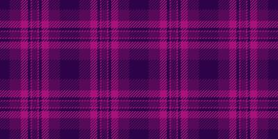Floor background tartan, fur plaid check seamless. Elegant fabric texture textile pattern in purple and dark colors. vector