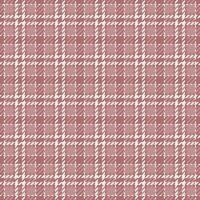 Presentation texture plaid pattern, pillow fabric tartan seamless. Twill check background textile in red and rosy brown colors. vector
