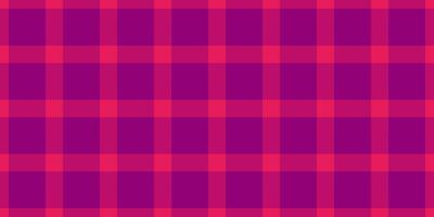 Outline fabric tartan pattern, tape plaid textile background. Asymmetric seamless texture check in pink and red colors. vector
