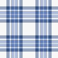 Veil check tartan pattern, handmade seamless textile. Cell plaid texture fabric background in blue and light colors. vector