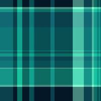 Serene teal and dark green plaid pattern. Perfect for backgrounds, textile designs, or website textures. vector