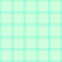 Square textile background, fancy check fabric tartan. Royalty seamless texture plaid pattern in mint and light colors. vector