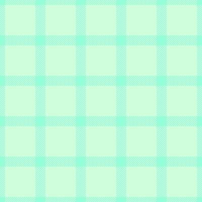 Square textile background, fancy check fabric tartan. Royalty seamless texture plaid pattern in mint and light colors.