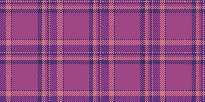 Subtle pixelated plaid pattern in muted purples and pinks. Perfect for textile design, website backgrounds, or adding a touch of understated elegance to your projects. vector