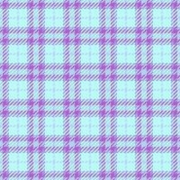 Delicate check textile plaid, multicultural seamless texture tartan. Teenager pattern fabric background in light and violet colors. vector