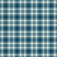 Seamless teal and cream plaid pattern. Perfect for textile design, website backgrounds, or crafting projects. Classic, versatile, and stylish check design offers a rustic and modern feel. vector