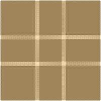 English tartan seamless , womens fashion texture background pattern. Mesh fabric check plaid textile in amber and light colors. vector