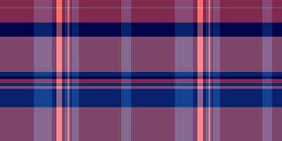 Stylish geometric plaid pattern in muted pink, blue, and coral tones. Ideal for textile design, website backgrounds, or fashion branding. Evokes a sense of classic style and sophistication. vector
