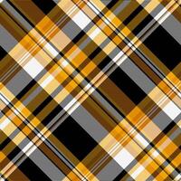 Event background fabric , classy pattern texture seamless. Cute check plaid tartan textile in black and white colors. vector