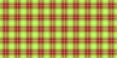 30s texture fabric, table cloth textile tartan background. Arabic plaid pattern seamless check in green and red colors. vector