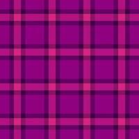 Gift textile background texture, back pattern seamless. English fabric check tartan plaid in magenta and pink colors. vector