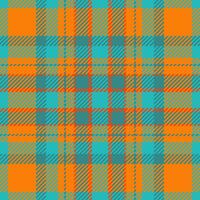 Colour pattern background plaid, celebrate tartan fabric check. Madras textile texture seamless in bright and cyan colors. vector