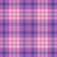 Diagonal texture background plaid, open check textile fabric. Contour seamless tartan pattern in magenta and light colors. vector