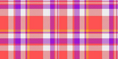 Britain tartan textile texture, classical pattern seamless. London check background plaid fabric in red and white colors. vector