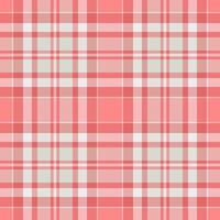 Brand tartan seamless plaid, christmas ornament pattern texture check. Damask fabric background textile in light and red colors. vector