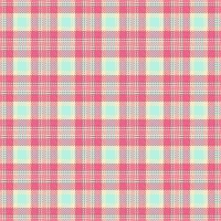 Vertical pattern check, fold texture plaid textile. Gift card background tartan fabric seamless in red and light colors. vector