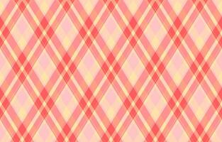 Elegant pastel pink and coral diagonal plaid pattern. Perfect for textile design, backgrounds, website banners, and branding. This soft, romantic texture evokes feelings of warmth and comfort. vector