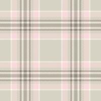 Elegant pink and grey plaid pattern. Perfect for textile design, fashion, and website backgrounds. Subtle yet stylish, this seamless texture offers versatility for various projects. vector