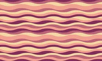 Serene, wavy stripes in calming pastel hues create a seamless pattern perfect for backgrounds, textiles, and website design. vector