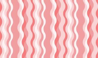 Abstract seamless pattern of pink and white wavy vertical stripes. Perfect for backgrounds, textiles, packaging, and website design. vector