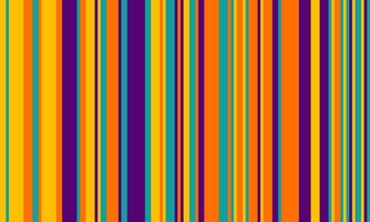 Vibrant vertical stripes in bold orange, yellow, teal, and purple create a dynamic, playful pattern. vector