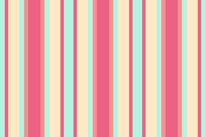 Textile vertical textile texture, fit stripe fabric pattern. Retro background lines seamless in red and light colors. vector