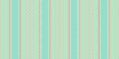 Back background lines pattern, creation textile texture stripe. Delicate vertical fabric seamless in teal and light colors. vector