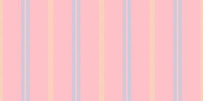 Delightful pastel pink background with thin vertical stripes in pale yellow and light blue. Perfect for stationery, textiles, websites, and packaging design projects needing a soft and elegant touch. vector