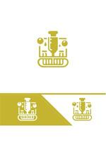 The Science Lab lab logo vector