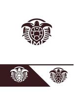 The Shell Station Turtle logo vector