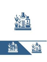 Vertex Lab Solutions lab logo vector