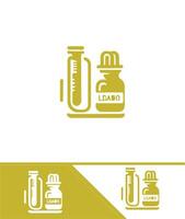 Lumina Labs lab logo vector