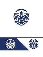 The Turtle Nesting Turtle logo vector